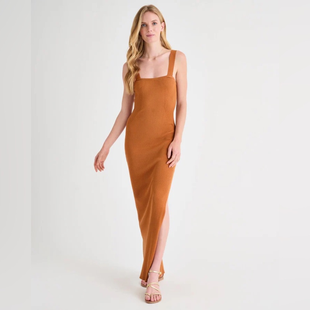 Rachelove x Splendid Rust Cotton Maxi size XS